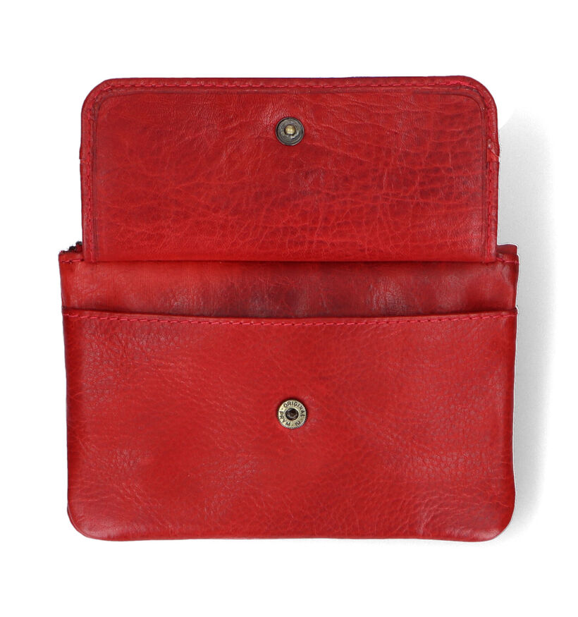 Label M Rode Ritsportemonnee voor dames (358859)