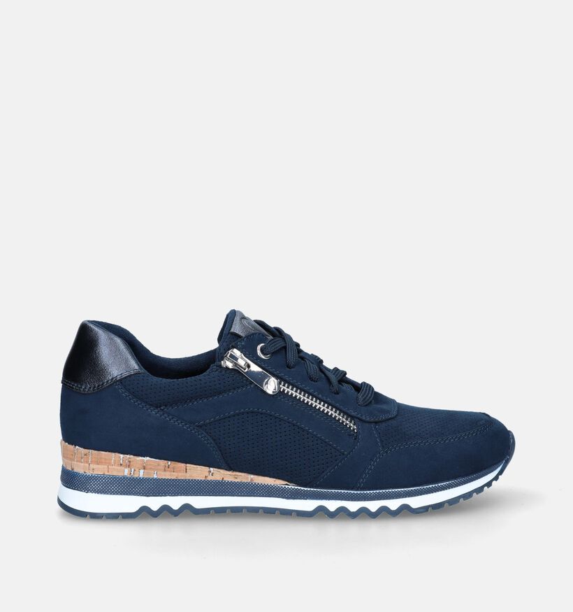 Marco Tozzi Blauwe Sneakers voor dames (335846) - geschikt voor steunzolen