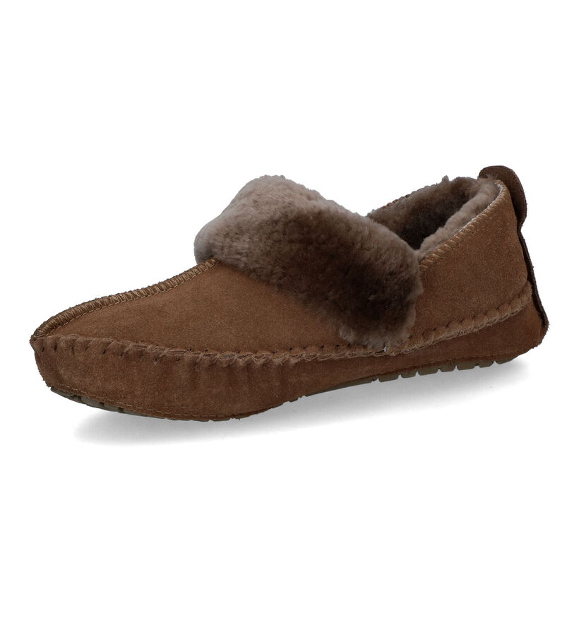 Warmbat Barrine Bruine Pantoffels voor dames (326091)