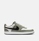 Nike Court Vision Low Next Nature Witte/Groene Sneakers voor heren (369286)