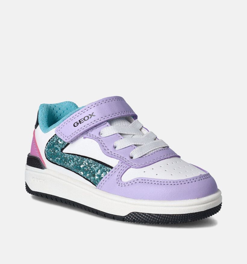 Geox Washiba Paarse Sneakers voor meisjes (351937) - geschikt voor steunzolen