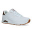 Skechers Uno Witte Sneakers voor dames (325450) - geschikt voor steunzolen