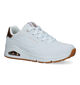 Skechers Uno Witte Sneakers voor dames (325450) - geschikt voor steunzolen