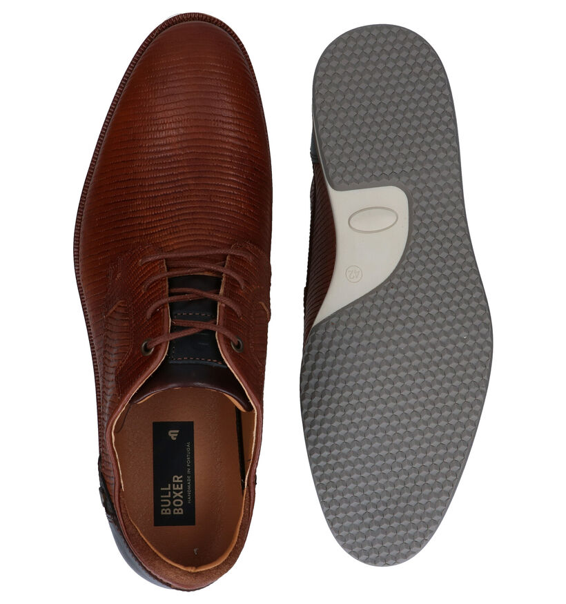 Bullboxer Cognac Veterschoenen in leer (281830)