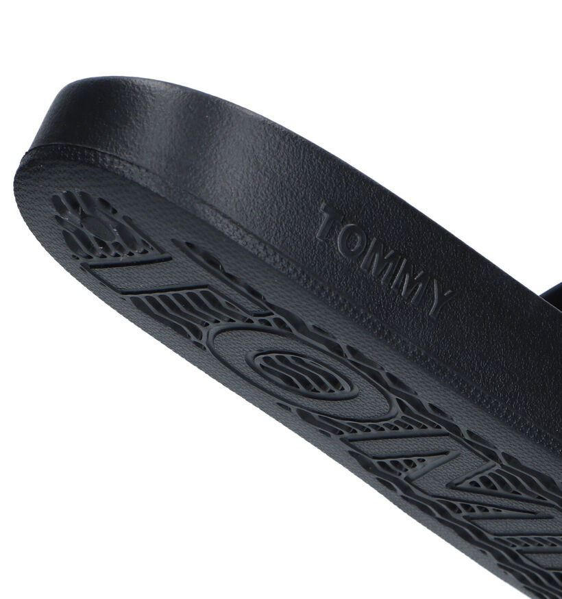 Tommy Hilfiger Jeans Zwarte Badslippers in kunststof (321204)