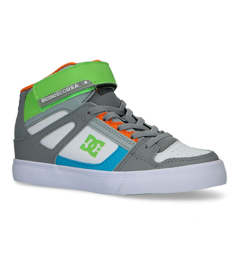 DC Shoes Pure High Top Grijze Sneakers voor jongens (319506)