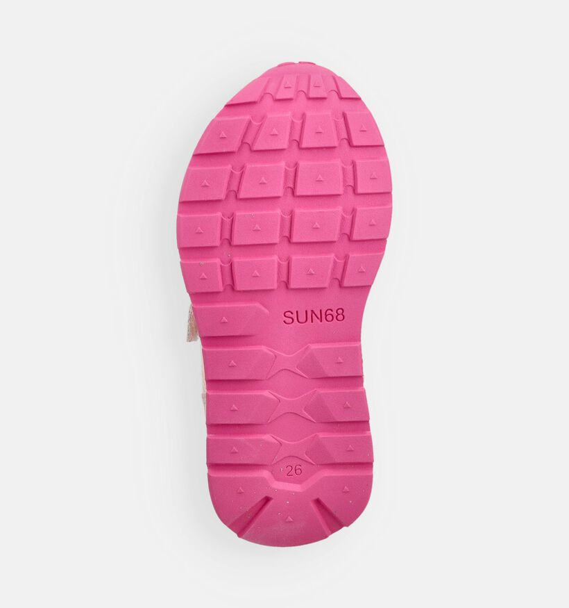Sun68 Ally Roze Lage Sneakers voor meisjes (369056) - geschikt voor steunzolen