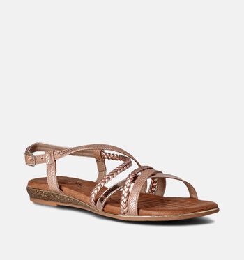 Signatur Sandalen Rose gold