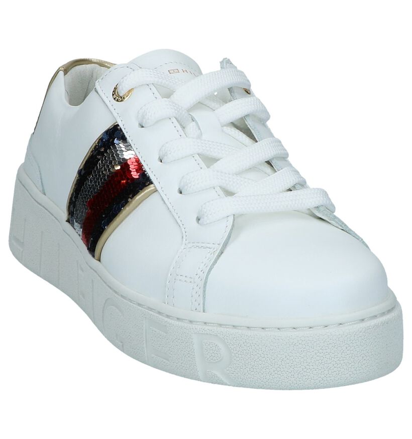 Donkerblauwe Geklede Sneakers Tommy Hilfiger in leer (237245)