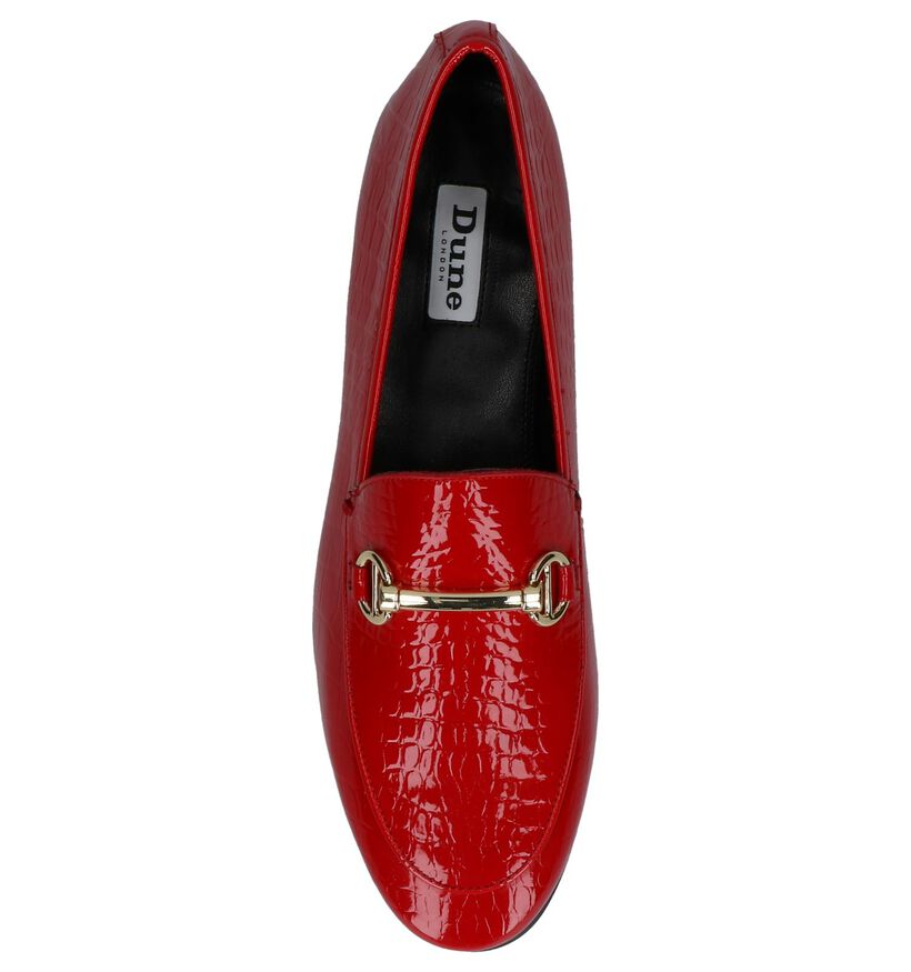 Rode Laké Loafers Dune Guilt in lakleer (223096)