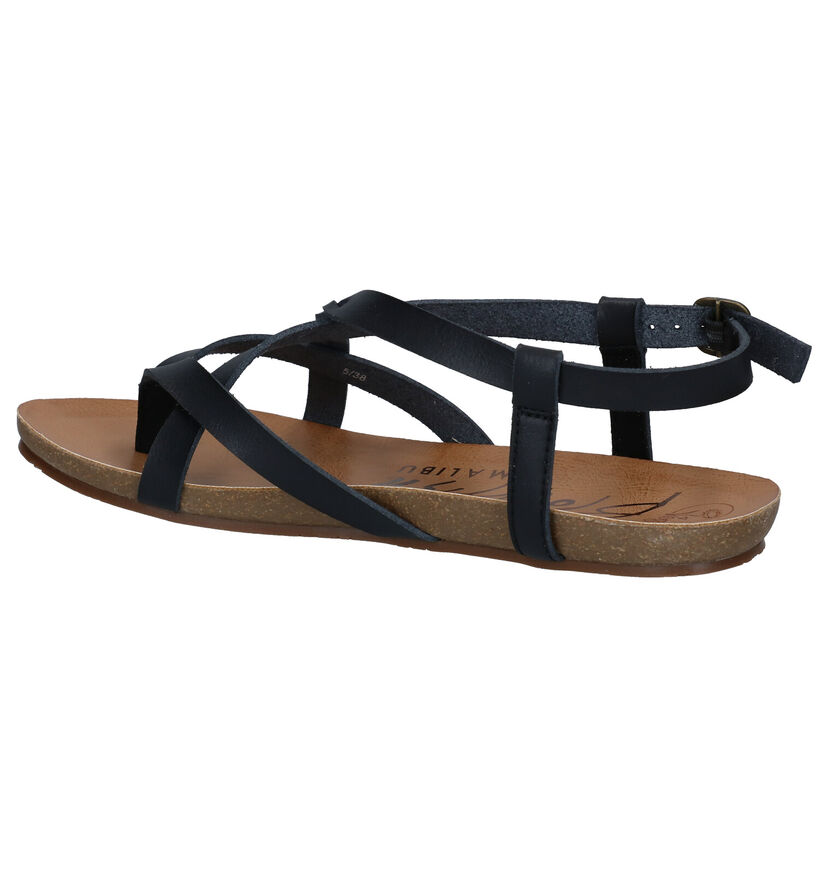 Blowfish Malibu Granola Vegan Zwarte Sandalen in kunstleer (288916)