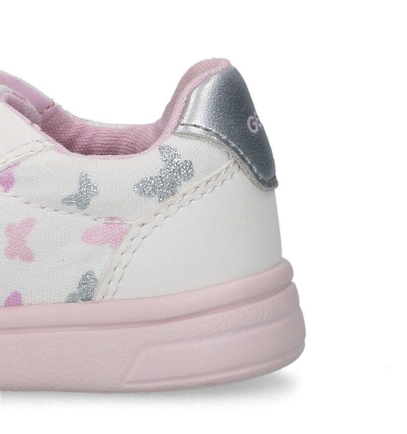 Geox Djrock Witte Sneakers voor meisjes (320661)