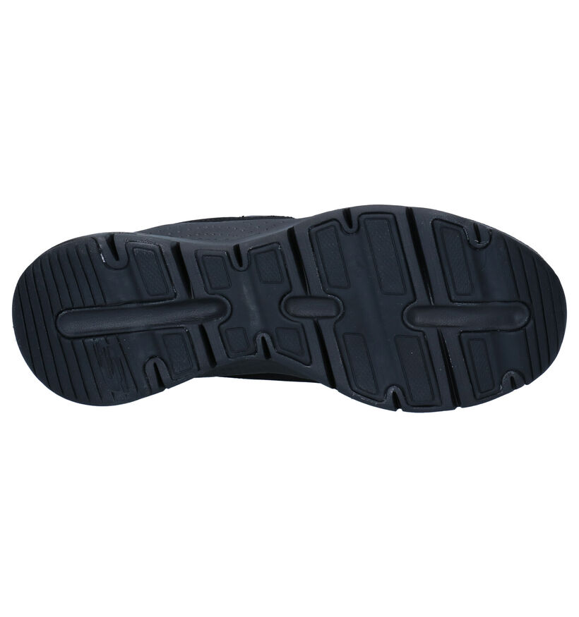 Skechers Arch Fit Baskets en Noir pour femmes (301562) - pour semelles orthopédiques
