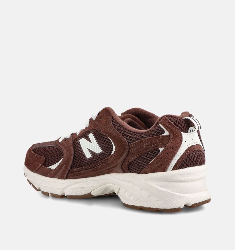 New Balance 530 Baskets basses en Brun fonc&eacute; pour femmes (375012) - pour semelles orthop&eacute;diques