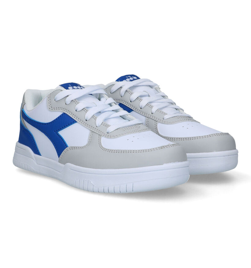 Diadora Magic Raptor Low GS Baskets en Blanc pour filles, garçons (336225)