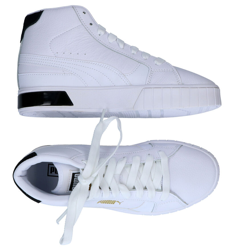 Puma Cali Star Mid Baskets Hautes en Noir pour femmes (293522) - pour semelles orthopédiques