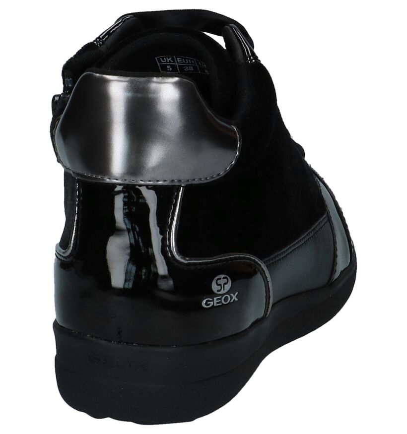Geox Baskets hautes en Noir en simili cuir (223751)