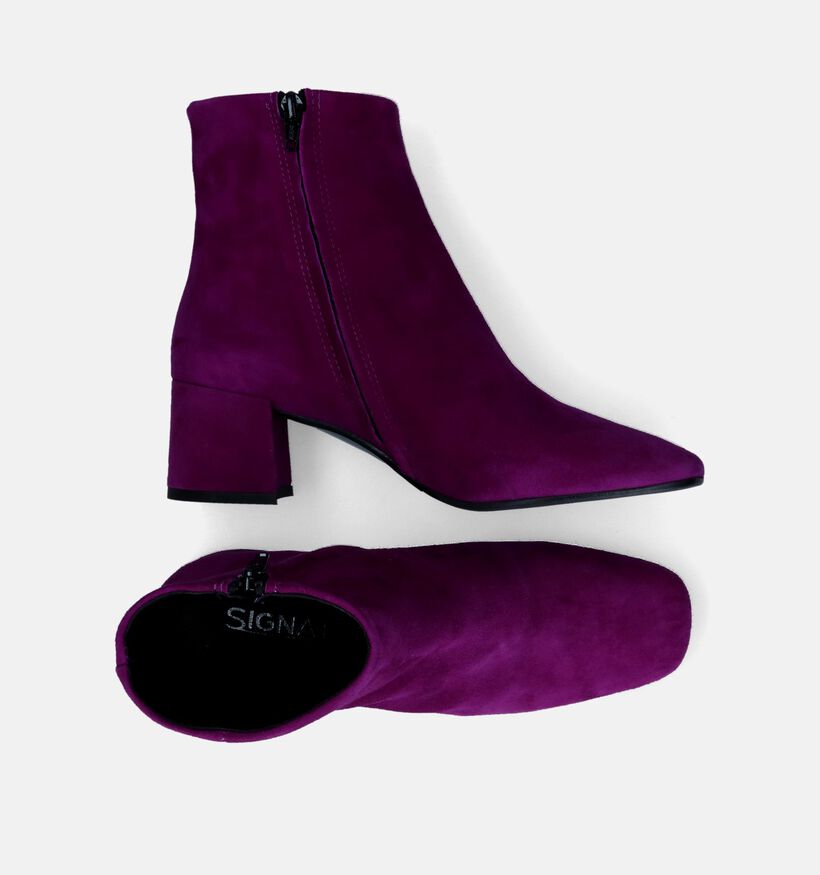 Signatur Bottines à talons en Violet pour femmes (314668)