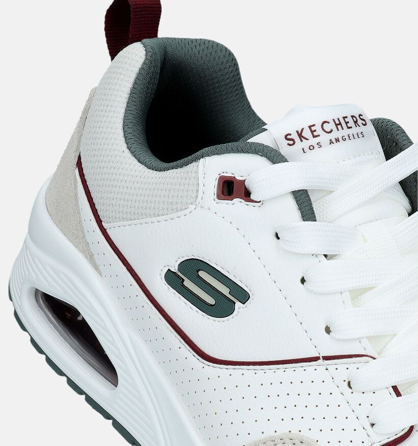 Skechers Uno Retro One Baskets en Blanc pour hommes (351849)
