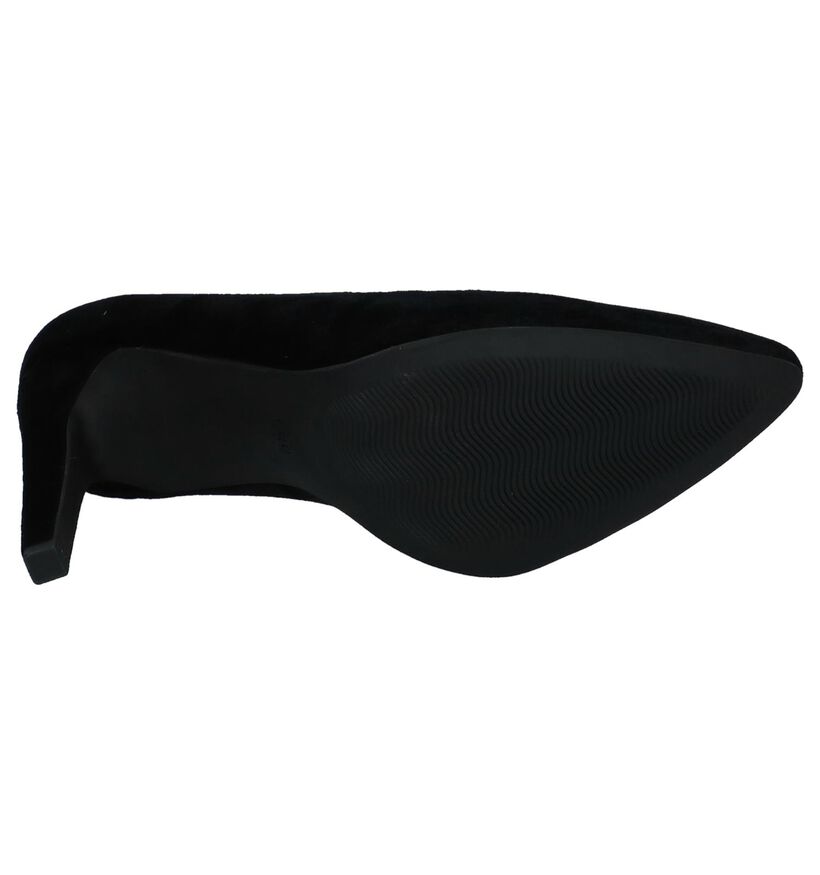 Zwarte Velours Pumps Youh! in velours (226303)