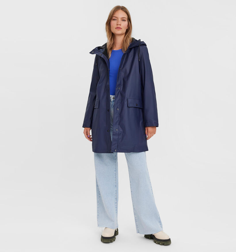 Vero Moda Asta Blauwe Regenjas voor dames (328974)