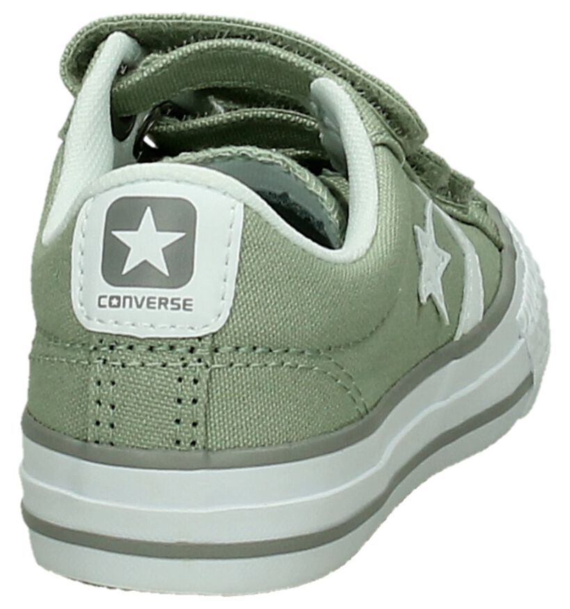 Converse Baskets basses en Bleu foncé en textile (266019)