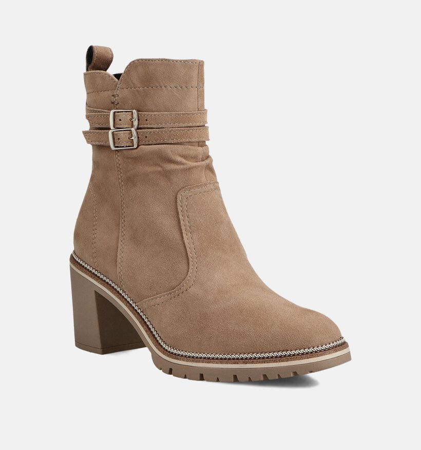 Tamaris Beige Enkellaarzen op Hak voor dames (362779)