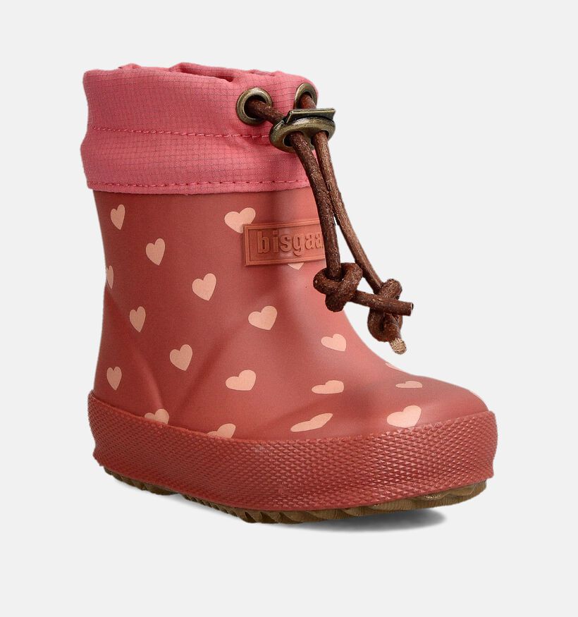 Bisgaard Ruby Heartbeat Roze Regenlaarzen voor meisjes (364818) - geschikt voor steunzolen