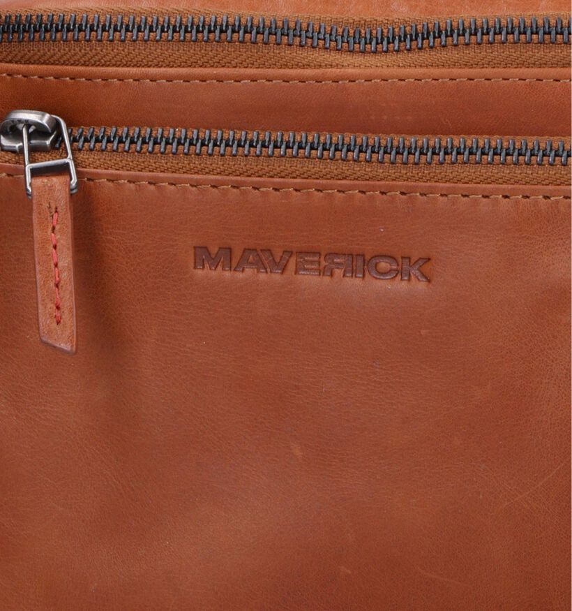 Maverick Sac banane en Cognac pour hommes (341264)