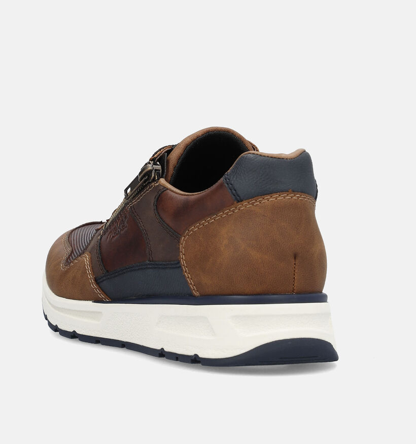 Rieker Chaussures à lacets en Cognac pour hommes (351302) - pour semelles orthopédiques