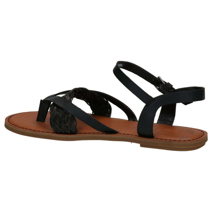 Toms Lexie Zwarte Sandalen in kunstleer (269357)