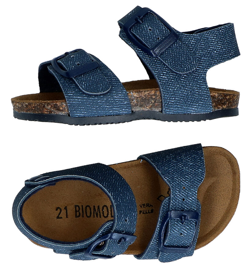 Biomodex Blauwe Sandalen in kunstleer (284499)