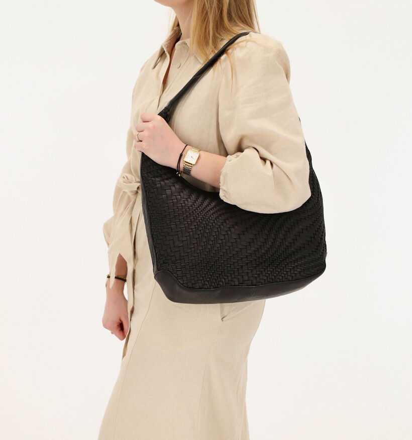 Hide & Stitches Inspired by Illusion Zwarte Schoudertas voor dames (374822)