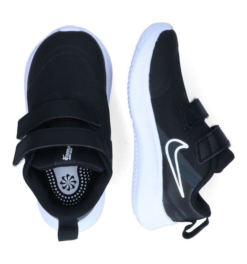 Nike Star Runner 3 TD Baskets en Noir en textile (325348)