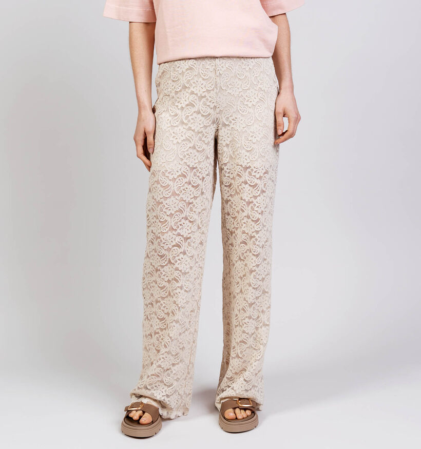 Desires Ossina Lace Lichtgele Kanten Broek voor dames (370643)