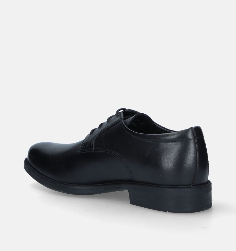 Geox Carnaby Zwarte Geklede Veterschoenen voor heren (317556)