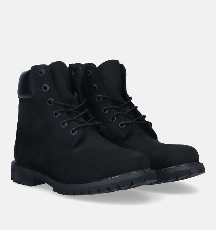 Timberland 6IN Premium Bottines en Noir pour femmes (328666) - pour semelles orthopédiques