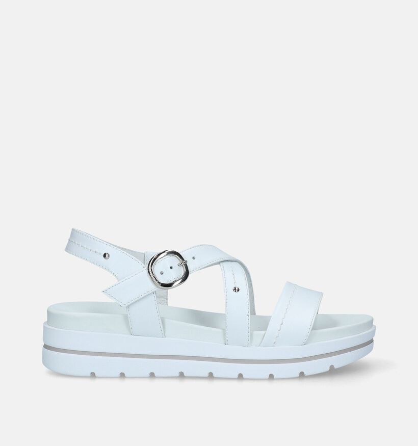 NeroGiardini Witte Sandalen Met Plateauzool voor dames (339548)