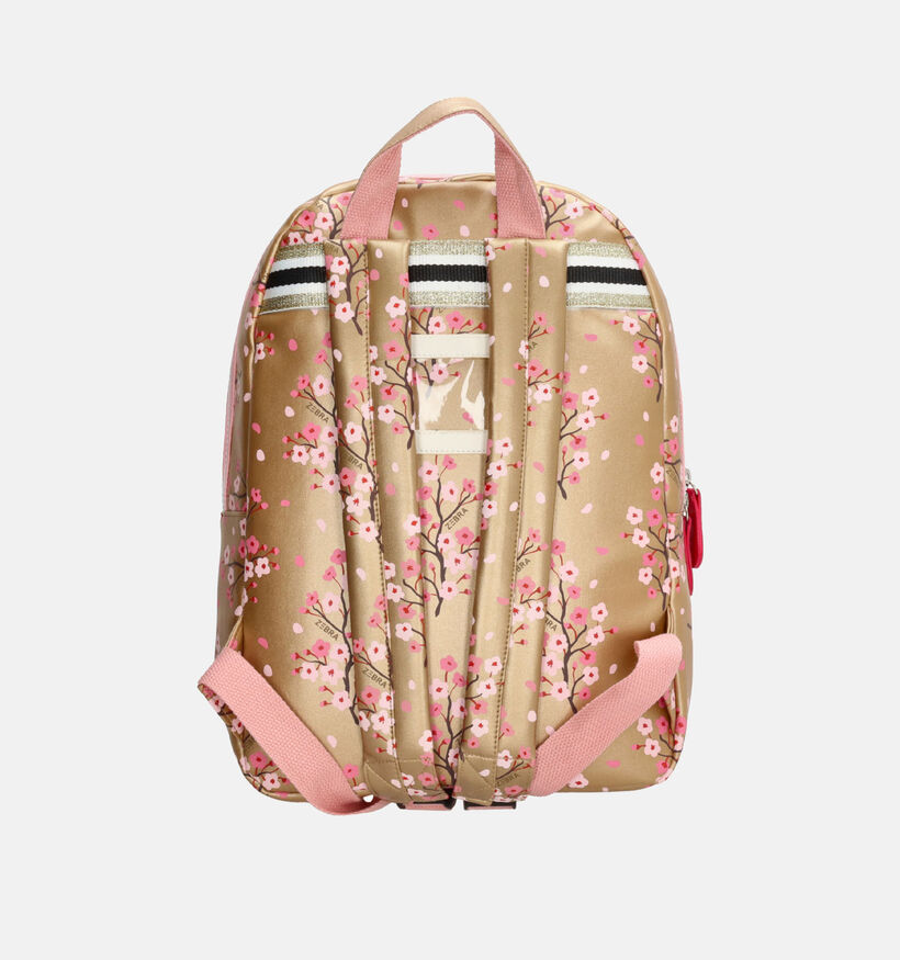 ZEBRA Sac à dos en Or/Rose pour filles (364769)