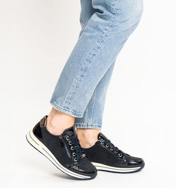 Ara High Soft Lage schoenen Blauw