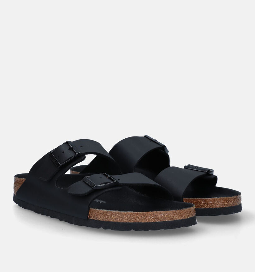 Birkenstock Arizona Zwarte Slippers voor heren (213368)