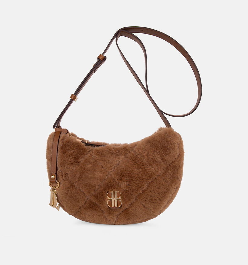 Laurent David Sac port&eacute; crois&eacute; en Marron pour femmes (381491)