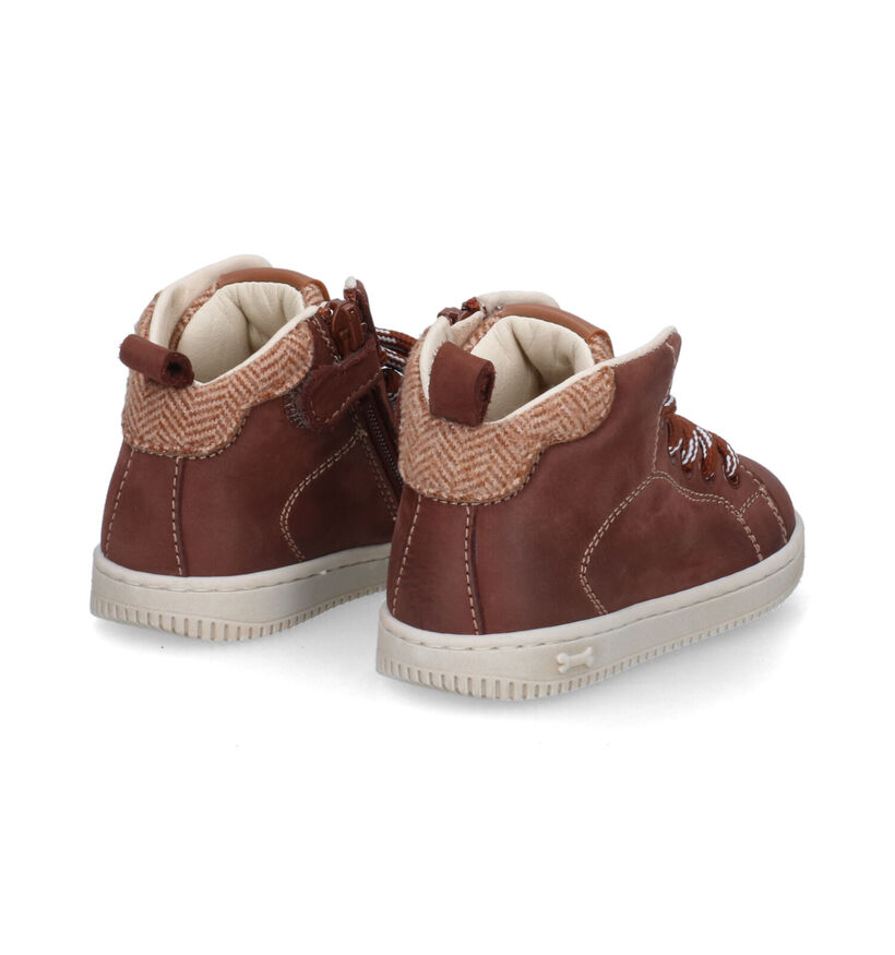STONES and BONES Novo Chaussures pour bébé en Cognac en nubuck (313823)