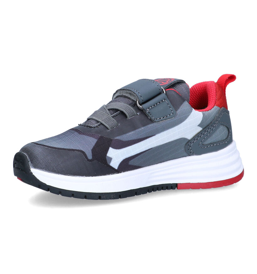 STONES and BONES Swift V Velcro Baskets en Gris pour garçons (329835) - pour semelles orthopédiques