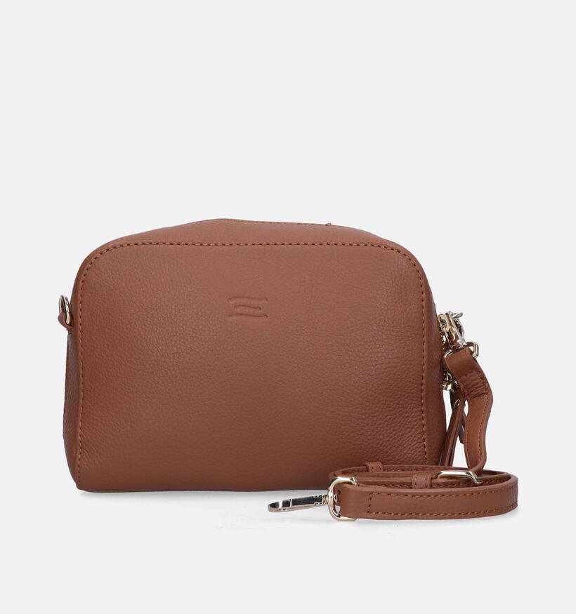Crinkles Cognac Crossbodytas voor dames (365726)