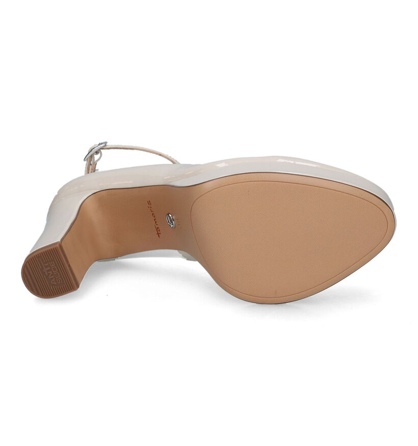 Tamaris Escarpins avec sangle plateforme en Beige pour femmes (320558)