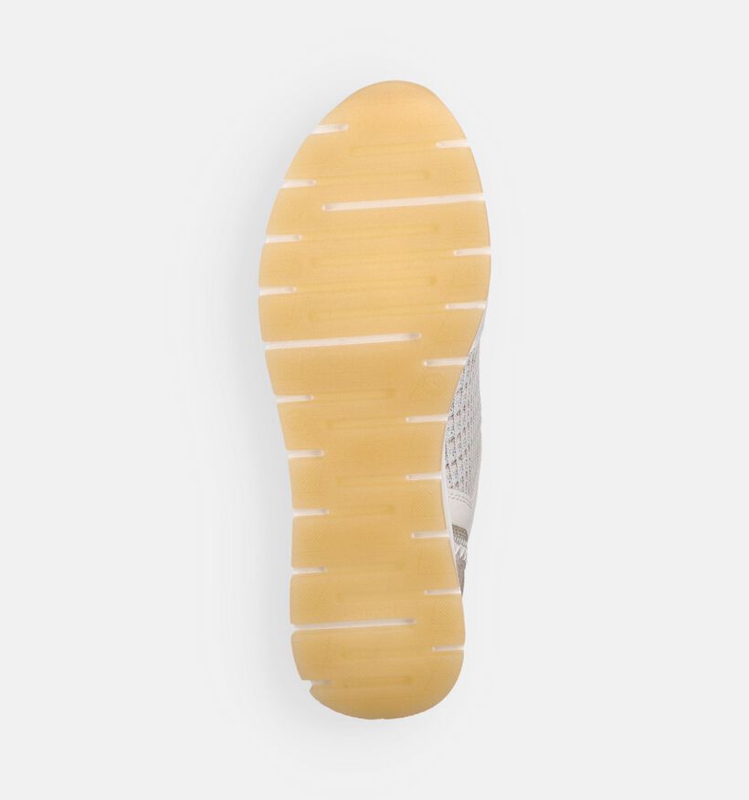 Remonte Witte/Gouden Sneakers voor dames (367745) - geschikt voor steunzolen