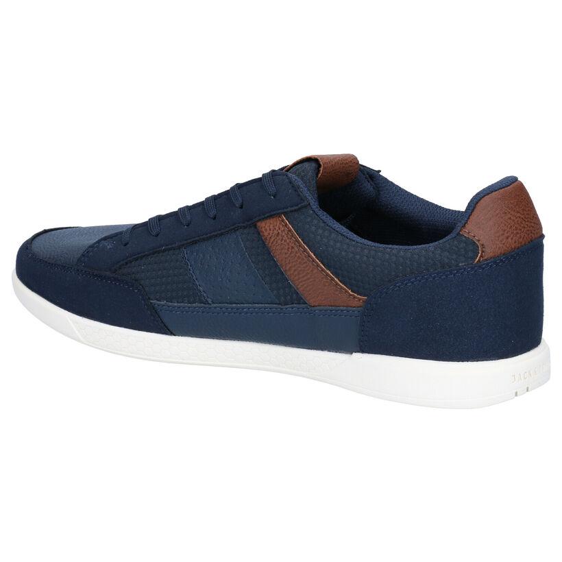 Jack & Jones Byson Blauwe Veterschoenen in kunstleer (269161)