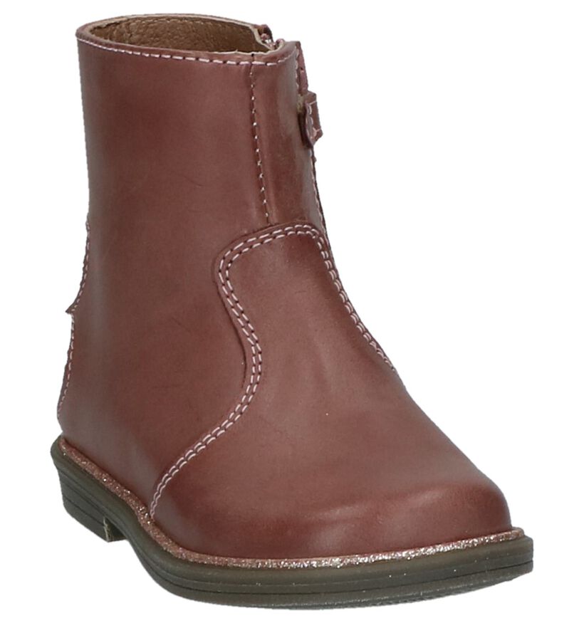 K3 Bottes basses en Rose foncé en cuir (224080)