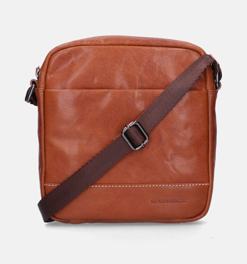 Maverick Cognac Schoudertas voor heren (365805)
